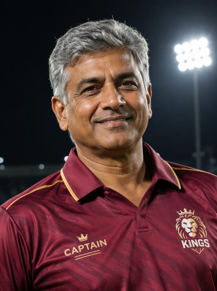 Vikram Singh, captain of Crimson Legends